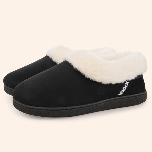 EverFoams Women's Faux Fur Bootie Slippers