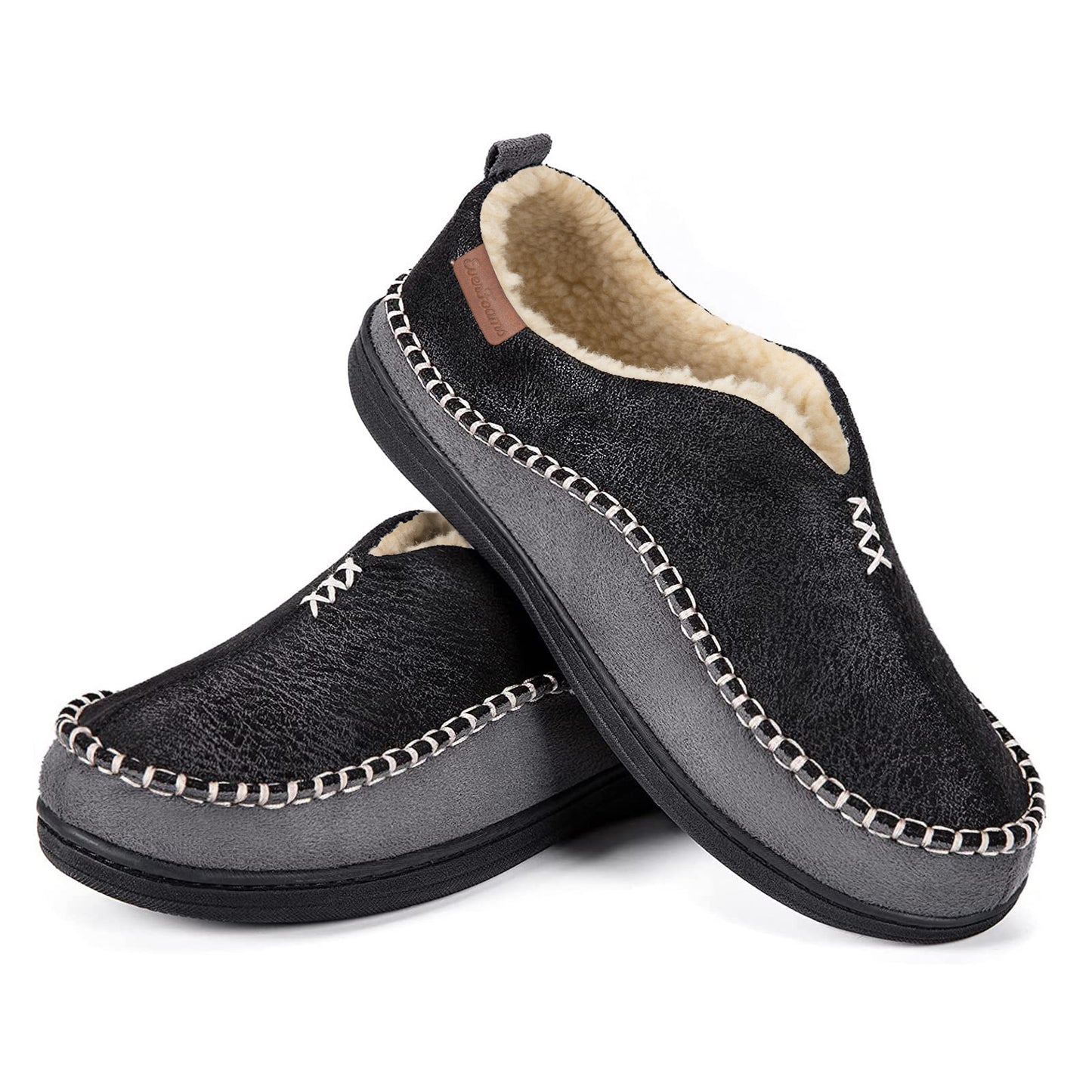 EverFoams Men's Moccasin Slippers