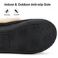 EverFoams Women's Faux Fur Bootie Slippers Ladies House Shoes with Bedroom Memory Foam and Indoor Outdoor Rubber Sole