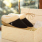 EverFoams Women's Microsuede Slippers Comfy Memory Foam Non-slip Indoor House Shoes with Fuzzy Collar