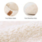 EverFoams Women's Fuzzy Slip-on Slippers Warm Cozy Soft Lightweight Memory Foam Indoor House Shoes