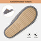 EverFoams Women's Fuzzy Slip-on Slippers Warm Cozy Soft Lightweight Memory Foam Indoor House Shoes