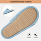 EverFoams Women's Fuzzy Slip-on Slippers Warm Cozy Soft Lightweight Memory Foam Indoor House Shoes