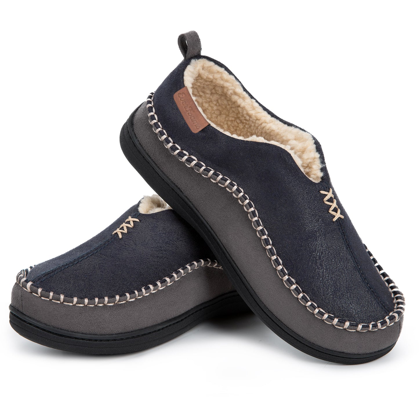 EverFoams Men's Moccasin Slippers