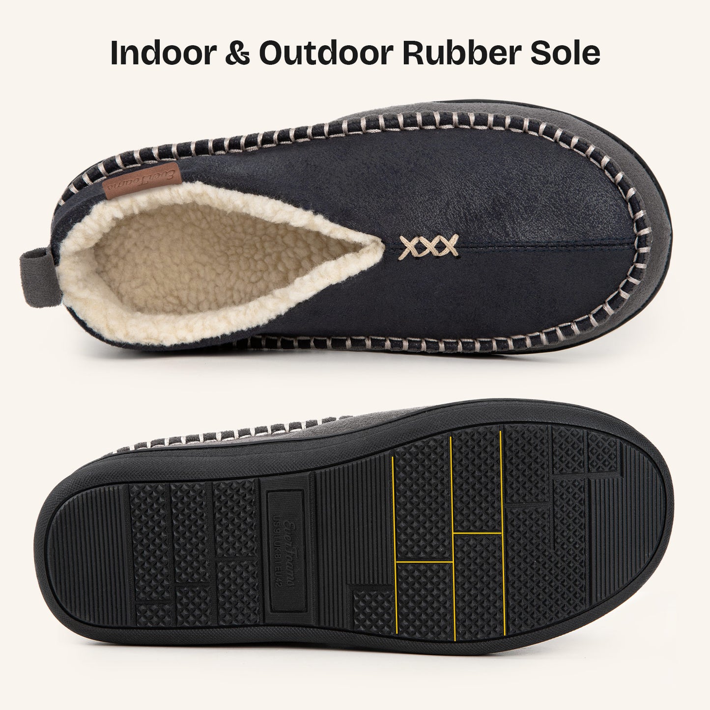 EverFoams Men's Moccasin Slippers
