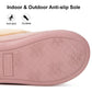 EverFoams Women's Faux Fur Bootie Slippers Ladies House Shoes with Bedroom Memory Foam and Indoor Outdoor Rubber Sole