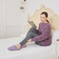 EverFoams Women's Fuzzy Slip-on Slippers Warm Cozy Soft Lightweight Memory Foam Indoor House Shoes