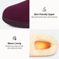 EverFoams Women's Faux Fur Bootie Slippers Ladies House Shoes with Bedroom Memory Foam and Indoor Outdoor Rubber Sole
