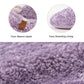 EverFoams Women's Fuzzy Slip-on Slippers Warm Cozy Soft Lightweight Memory Foam Indoor House Shoes