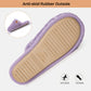 EverFoams Women's Fuzzy Slip-on Slippers Warm Cozy Soft Lightweight Memory Foam Indoor House Shoes