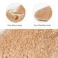 EverFoams Women's Fuzzy Slip-on Slippers Warm Cozy Soft Lightweight Memory Foam Indoor House Shoes