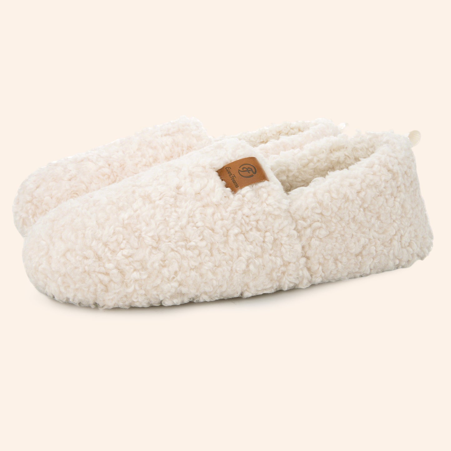 EverFoams Women’s Soft Curly Full Slippers