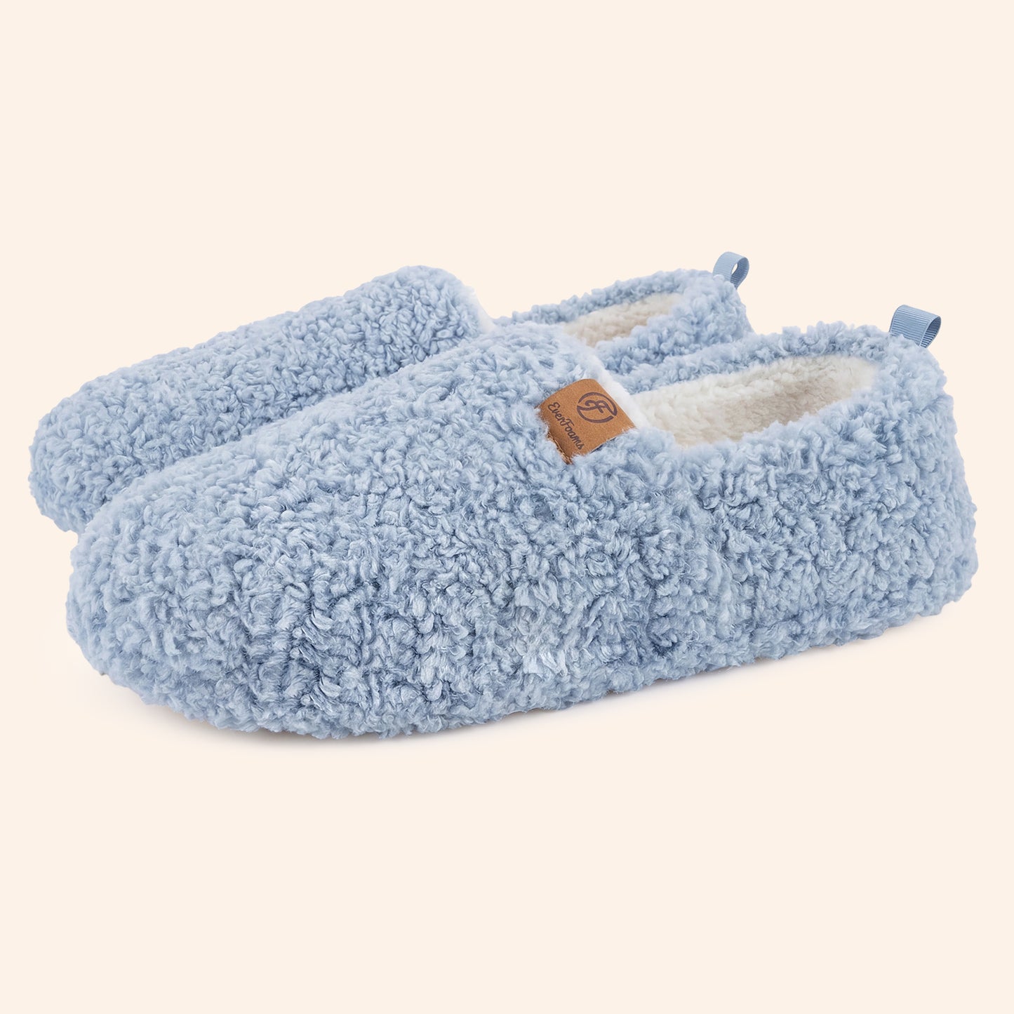 EverFoams Women’s Soft Curly Full Slippers
