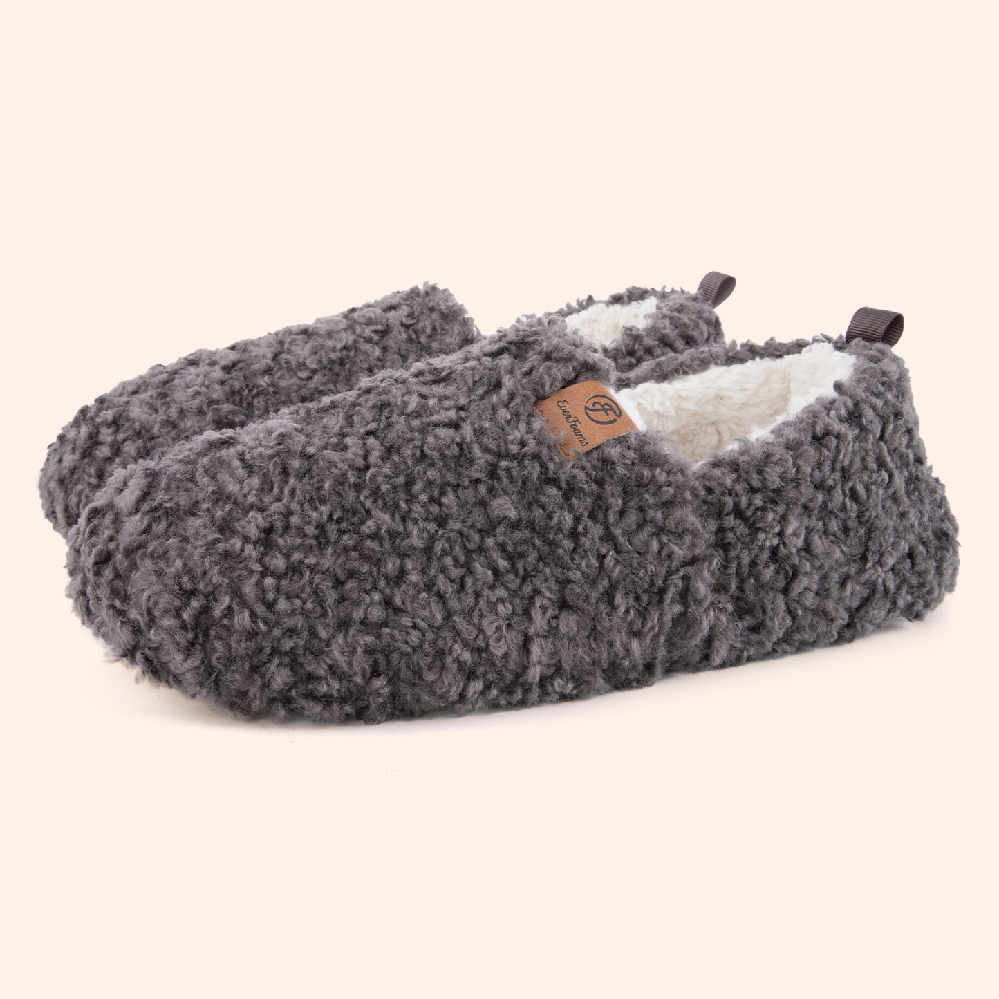EverFoams Women’s Soft Curly Full Slippers