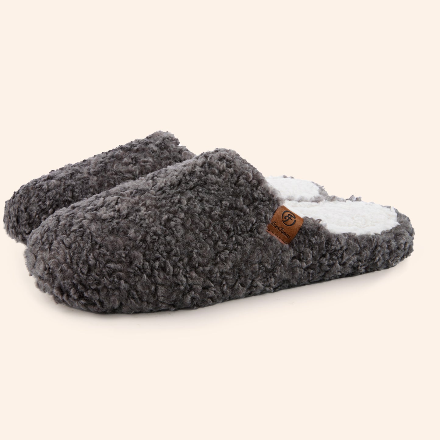 EverFoams Women's Alpine Shearling Lightweight Slippers