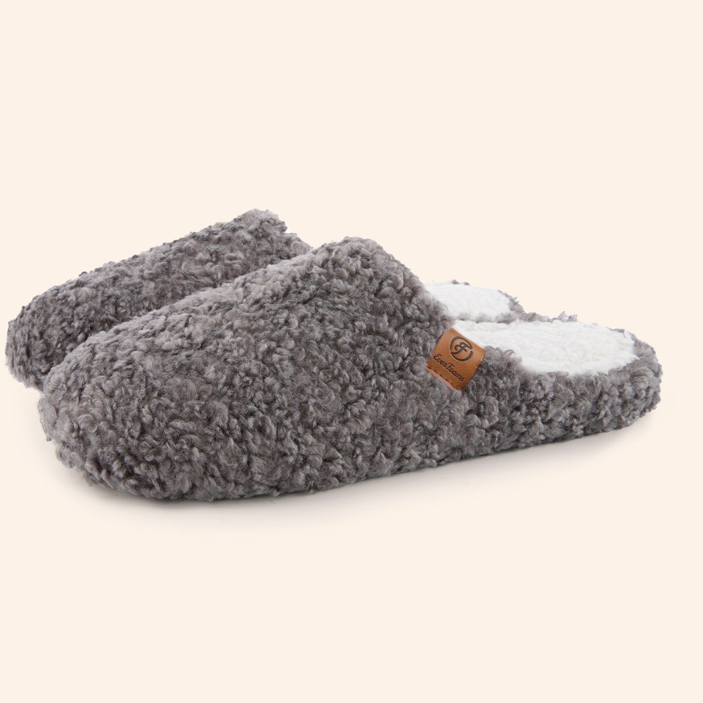 EverFoams Women's Alpine Shearling Lightweight Slippers