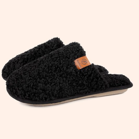EverFoams Women's Fuzzy Slip-on Slippers