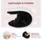 EverFoams Women's Open-Toe Bow Slippers with Memory Foam Indoor House Non-Slip Sole