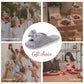 EverFoams Women's Open-Toe Bow Slippers with Memory Foam Indoor House Non-Slip Sole
