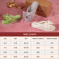 EverFoams Women's Open-Toe Bow Slippers with Memory Foam Indoor House Non-Slip Sole