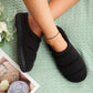 EverFoams Women's Cozy Waffle Slippers Soft Quilted Memory Foam Indoor House Shoes