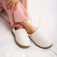 EverFoams Women's Cozy Waffle Slippers Soft Quilted Memory Foam Indoor House Shoes