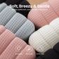 EverFoams Women's Cozy Waffle Slippers Soft Quilted Memory Foam Indoor House Shoes