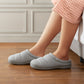 EverFoams Women's Cozy Waffle Slippers Soft Quilted Memory Foam Indoor House Shoes