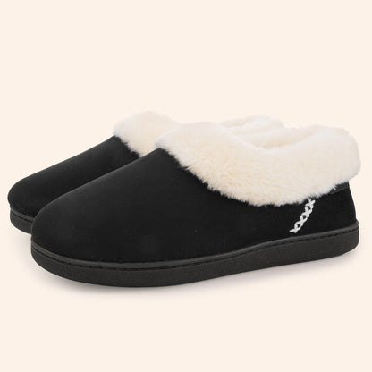EverFoams Women's Faux Fur Bootie Slippers