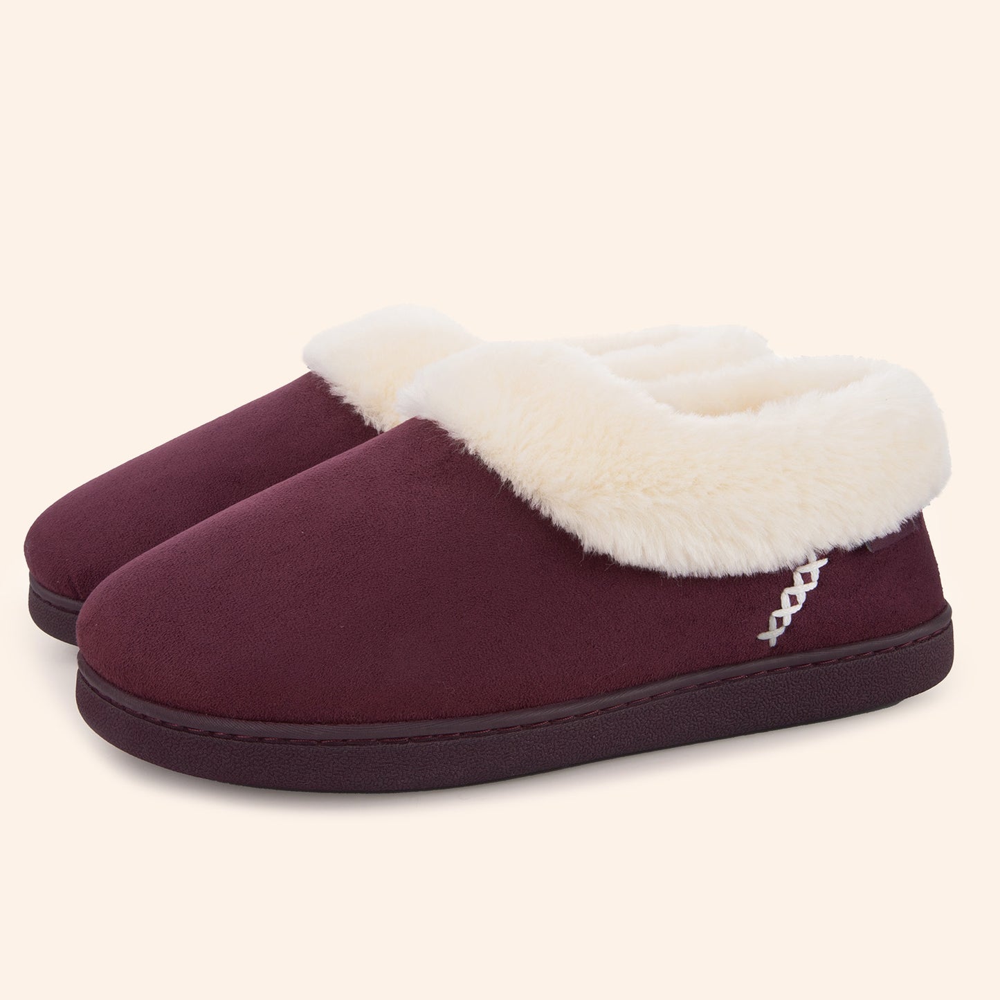 EverFoams Women's Faux Fur Bootie Slippers