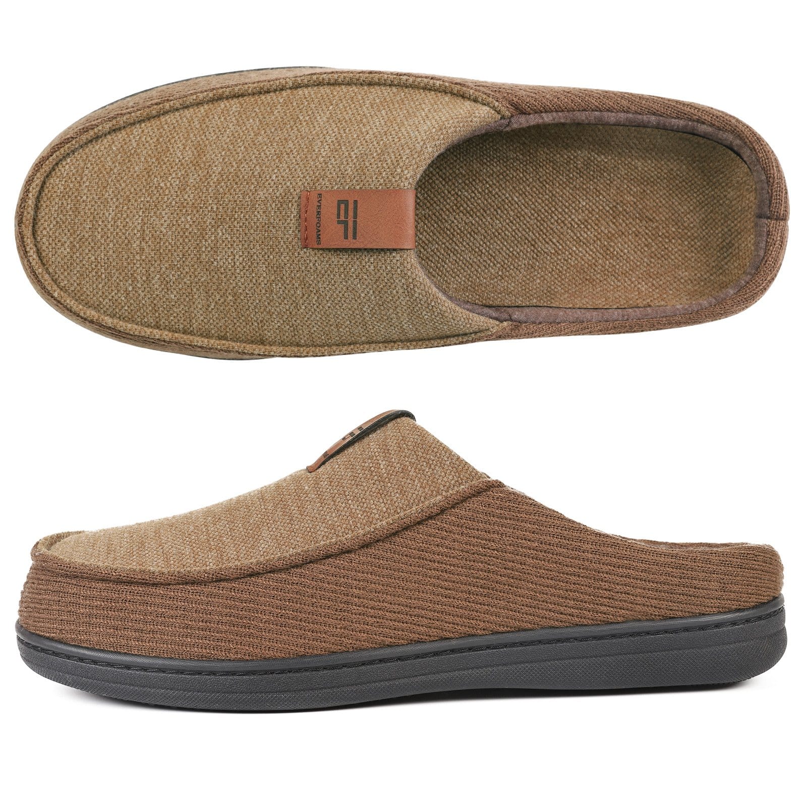 Mens slippers soft on sale moc