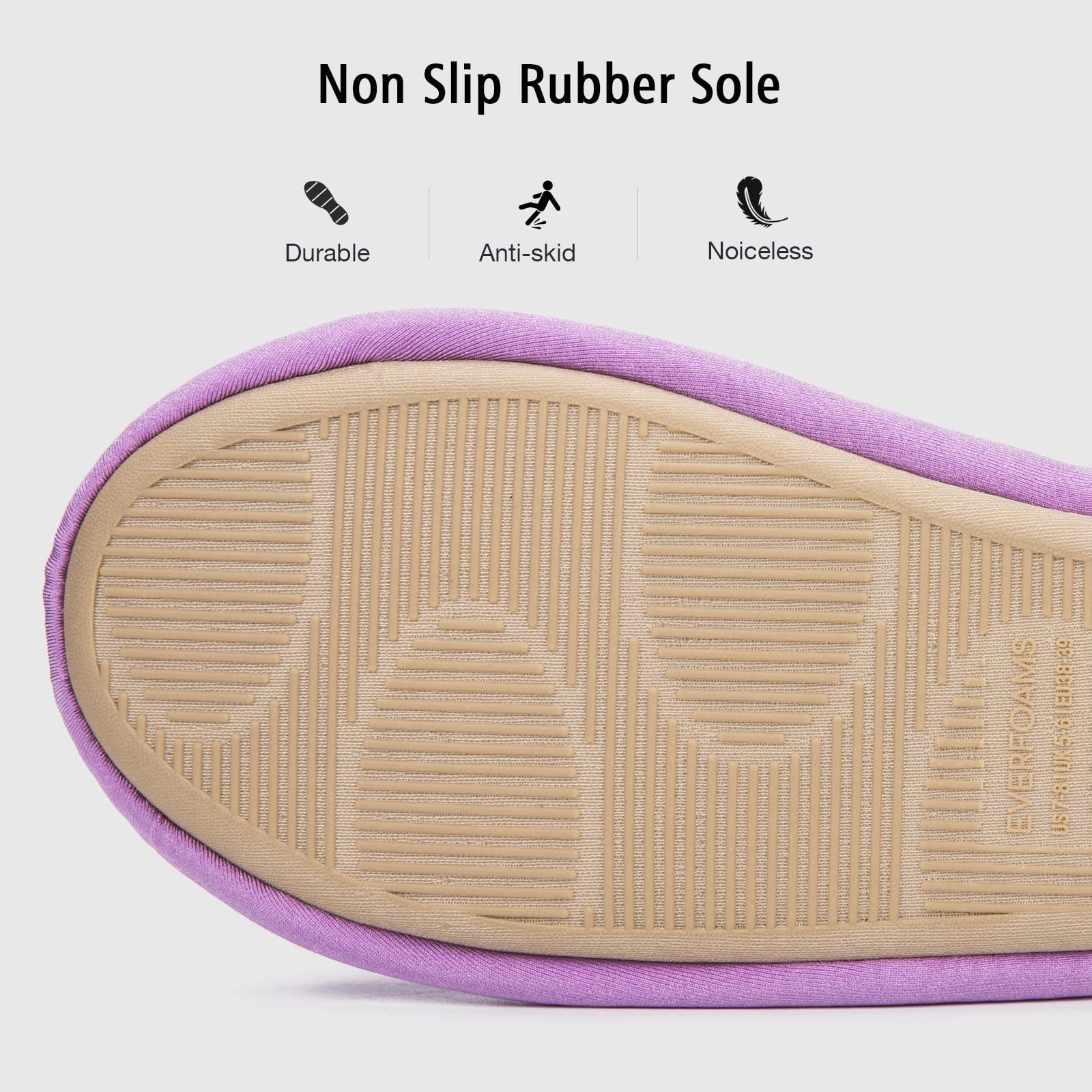 Ballerina slippers with hot sale rubber soles