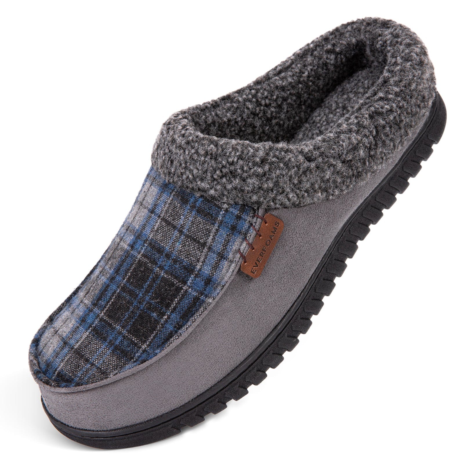 EverFoams Men s Plaid Moccasin Slippers EverFoamsFootwear