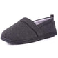 Ladies' EverFoams Cotton Knit Loafers Slippers-Black