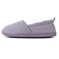 Ladies' EverFoams Cotton Knit Loafers Slippers-Grey