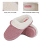EverFoams Women's Chenille Fuzzy Plush Lining Slippers